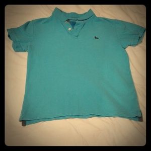 Mens Baby Blue Athletic Fit Polo